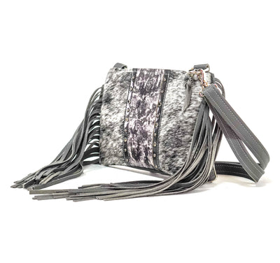 Patsy - Salt/Pepper w/ Smokeshow Driftwood-Patsy-Western-Cowhide-Bags-Handmade-Products-Gifts-Dancing Cactus Designs