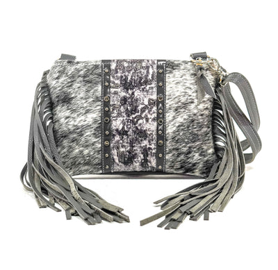 Patsy - Salt/Pepper w/ Smokeshow Driftwood-Patsy-Western-Cowhide-Bags-Handmade-Products-Gifts-Dancing Cactus Designs