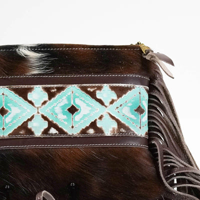 Patsy - Tricolor w/ Bora Bora Navajo-Patsy-Western-Cowhide-Bags-Handmade-Products-Gifts-Dancing Cactus Designs