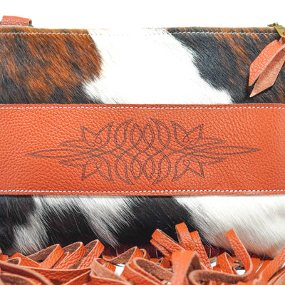 Patsy - Tricolor w/ Engraving-Patsy-Western-Cowhide-Bags-Handmade-Products-Gifts-Dancing Cactus Designs