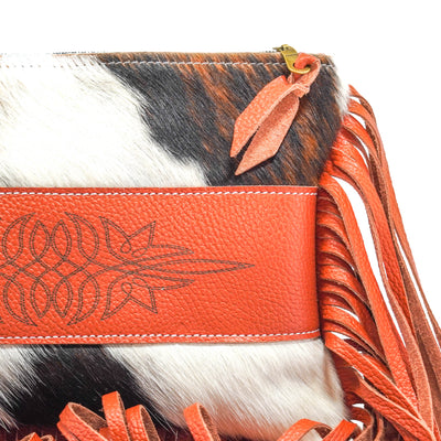 Patsy - Tricolor w/ Engraving-Patsy-Western-Cowhide-Bags-Handmade-Products-Gifts-Dancing Cactus Designs