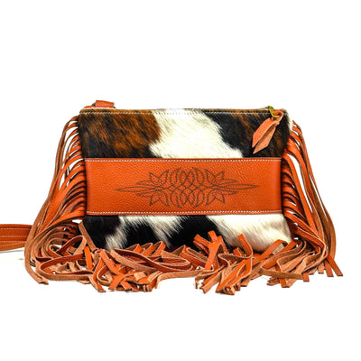Patsy - Tricolor w/ Engraving-Patsy-Western-Cowhide-Bags-Handmade-Products-Gifts-Dancing Cactus Designs