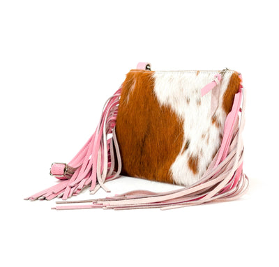 Patsy - Tricolor w/ No Embossed-Patsy-Western-Cowhide-Bags-Handmade-Products-Gifts-Dancing Cactus Designs