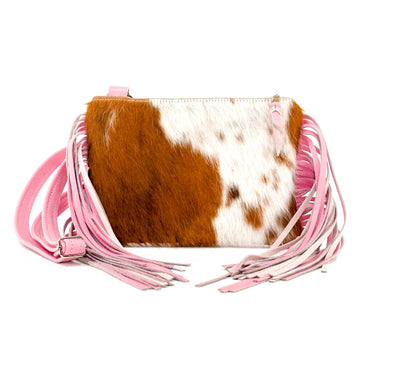 Patsy - Tricolor w/ No Embossed-Patsy-Western-Cowhide-Bags-Handmade-Products-Gifts-Dancing Cactus Designs