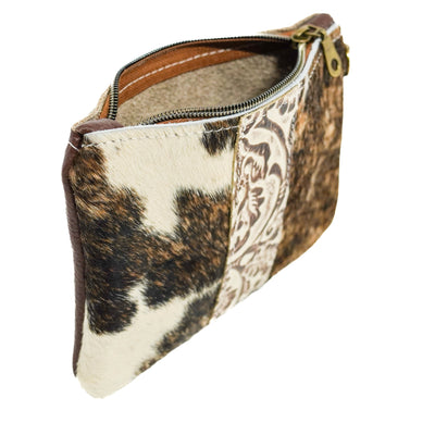 Purse Organizer - Dapple w/ Ivory tool-Purse Organizer-Western-Cowhide-Bags-Handmade-Products-Gifts-Dancing Cactus Designs