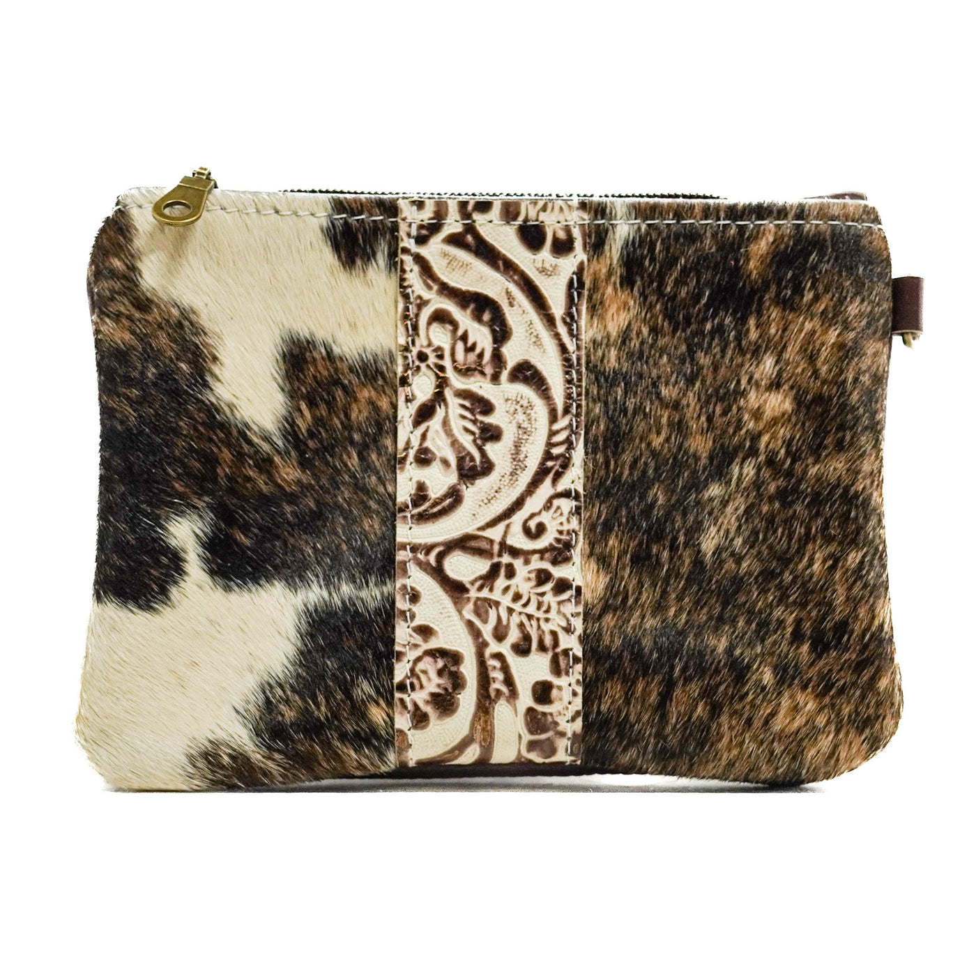 Purse Organizer - Dapple w/ Ivory tool-Purse Organizer-Western-Cowhide-Bags-Handmade-Products-Gifts-Dancing Cactus Designs