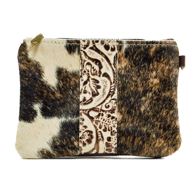 Purse Organizer - Dapple w/ Ivory tool-Purse Organizer-Western-Cowhide-Bags-Handmade-Products-Gifts-Dancing Cactus Designs