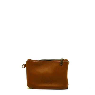 Purse Organizer - Tricolor w/ Burnt Brands-Purse Organizer-Western-Cowhide-Bags-Handmade-Products-Gifts-Dancing Cactus Designs