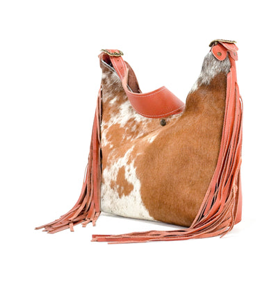 Reba - Longhorn w/ No Embossed-Reba-Western-Cowhide-Bags-Handmade-Products-Gifts-Dancing Cactus Designs