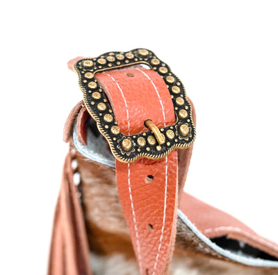 Reba - Longhorn w/ No Embossed-Reba-Western-Cowhide-Bags-Handmade-Products-Gifts-Dancing Cactus Designs