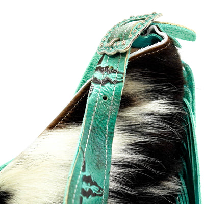 Reba - Tricolor w/ Royston Skulls-Reba-Western-Cowhide-Bags-Handmade-Products-Gifts-Dancing Cactus Designs
