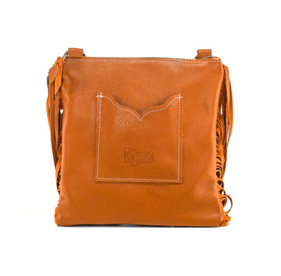 Shania - All Embossed w/ Honey Tool-Shania-Western-Cowhide-Bags-Handmade-Products-Gifts-Dancing Cactus Designs