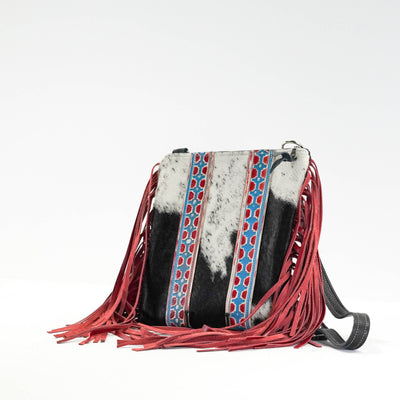 Shania - Black & White w/ Great Plans Navajo-Shania-Western-Cowhide-Bags-Handmade-Products-Gifts-Dancing Cactus Designs