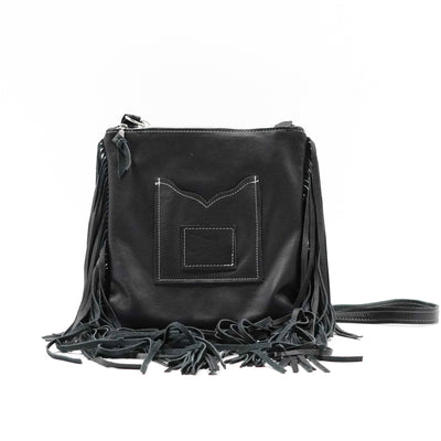 Shania - Black & White w/ Midnight Tool-Shania-Western-Cowhide-Bags-Handmade-Products-Gifts-Dancing Cactus Designs