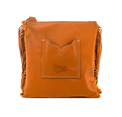 Shania - Brindle w/ Brandy Tool-Shania-Western-Cowhide-Bags-Handmade-Products-Gifts-Dancing Cactus Designs