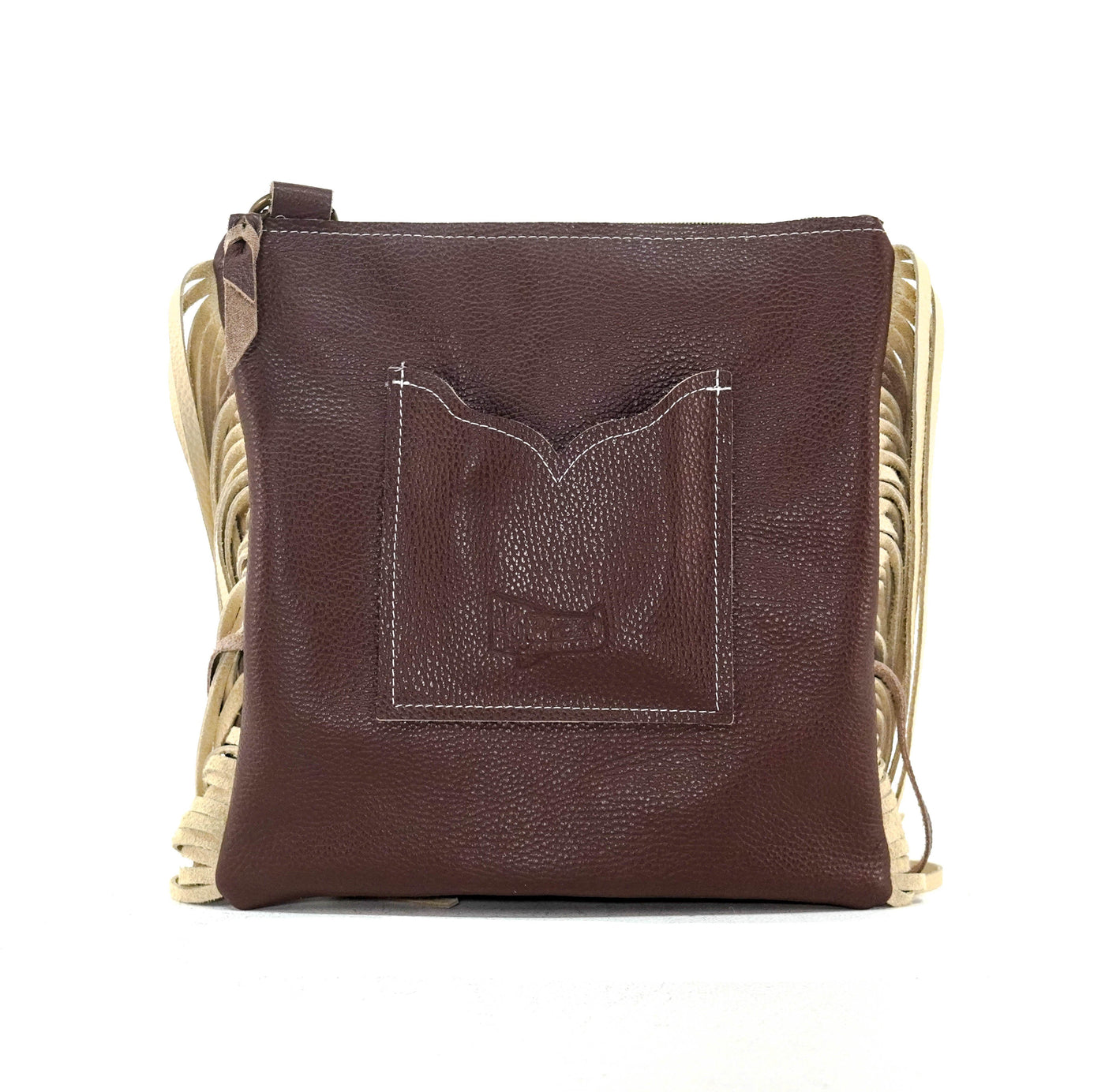 Shania - Brindle w/ Gold Ivory tool-Shania-Western-Cowhide-Bags-Handmade-Products-Gifts-Dancing Cactus Designs