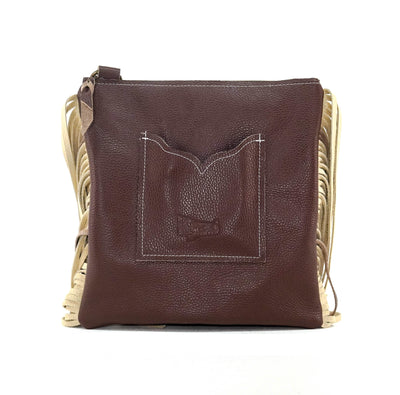 Shania - Brindle w/ Gold Ivory tool-Shania-Western-Cowhide-Bags-Handmade-Products-Gifts-Dancing Cactus Designs