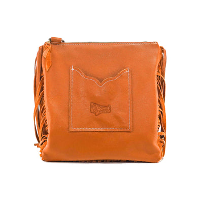 Shania - Brindle w/ Honey Tool-Shania-Western-Cowhide-Bags-Handmade-Products-Gifts-Dancing Cactus Designs