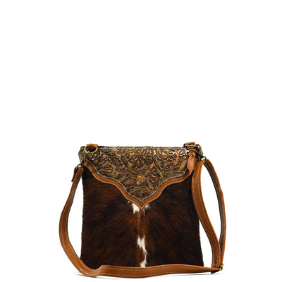 Shania - Dapple w/ Wyoming Tool-Shania-Western-Cowhide-Bags-Handmade-Products-Gifts-Dancing Cactus Designs