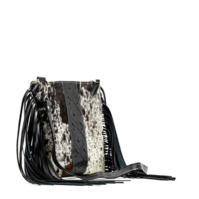 Shania - Exotic Brindle w/ Onyx Aztec-Shania-Western-Cowhide-Bags-Handmade-Products-Gifts-Dancing Cactus Designs