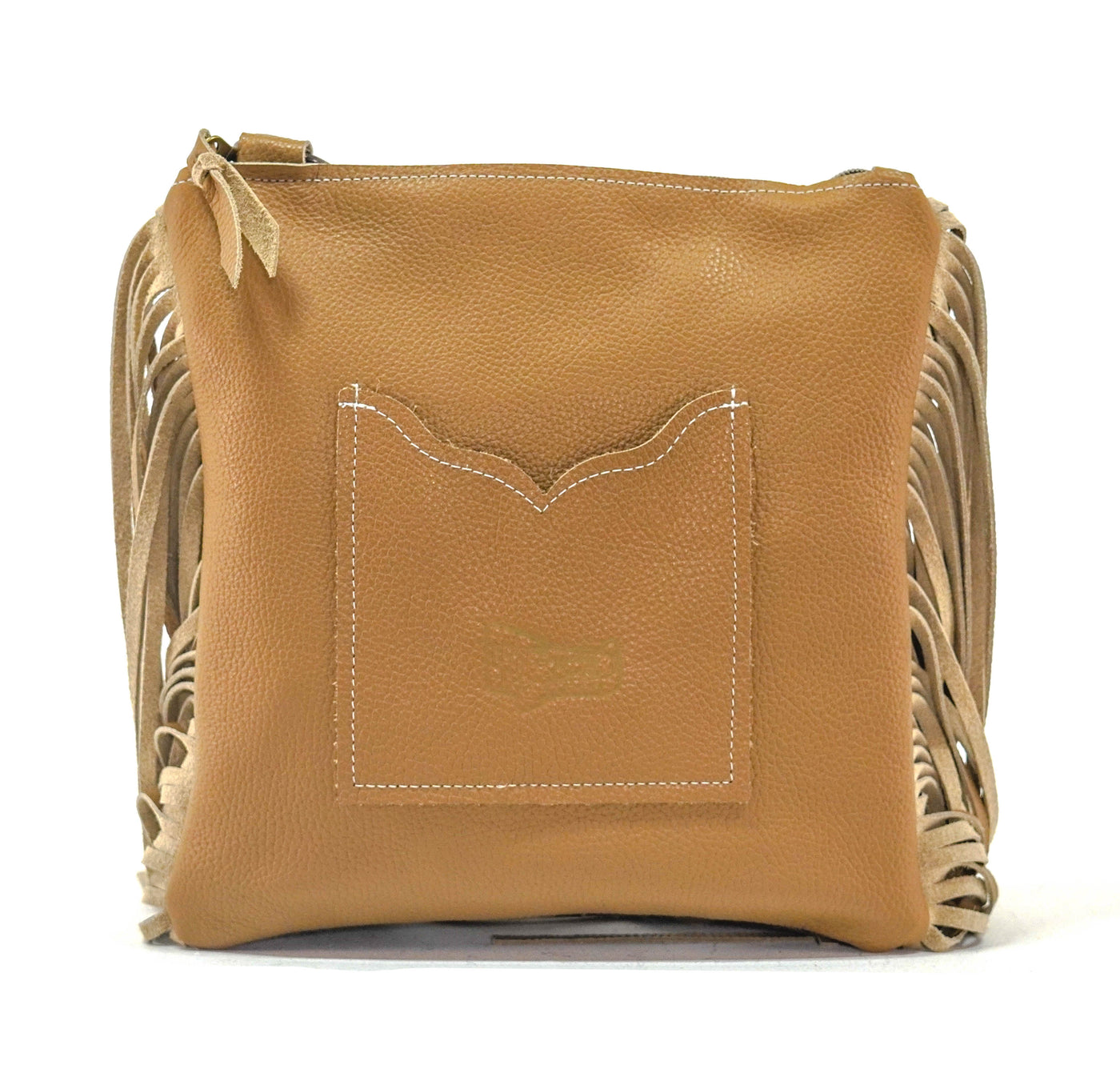 Shania - Light Brindle w/ Bonanza Tool-Shania-Western-Cowhide-Bags-Handmade-Products-Gifts-Dancing Cactus Designs