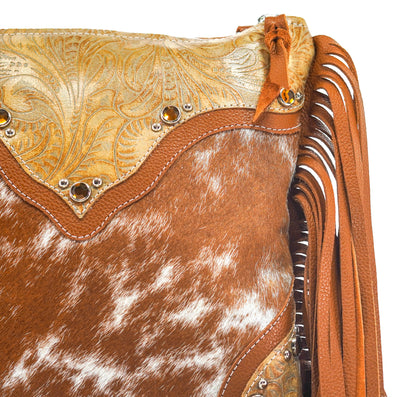 Shania - Longhorn w/ Bonanza Tool-Shania-Western-Cowhide-Bags-Handmade-Products-Gifts-Dancing Cactus Designs