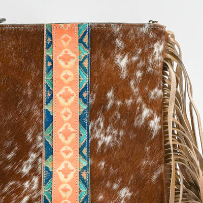 Shania - Longhorn w/ Margaritta Ville Navajo-Shania-Western-Cowhide-Bags-Handmade-Products-Gifts-Dancing Cactus Designs