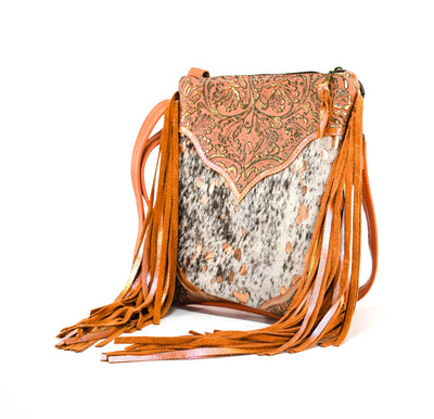 Shania - Rose Gold Acid w/ Grapefruit Tool-Shania-Western-Cowhide-Bags-Handmade-Products-Gifts-Dancing Cactus Designs
