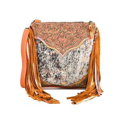 Shania - Rose Gold Acid w/ Grapefruit Tool-Shania-Western-Cowhide-Bags-Handmade-Products-Gifts-Dancing Cactus Designs