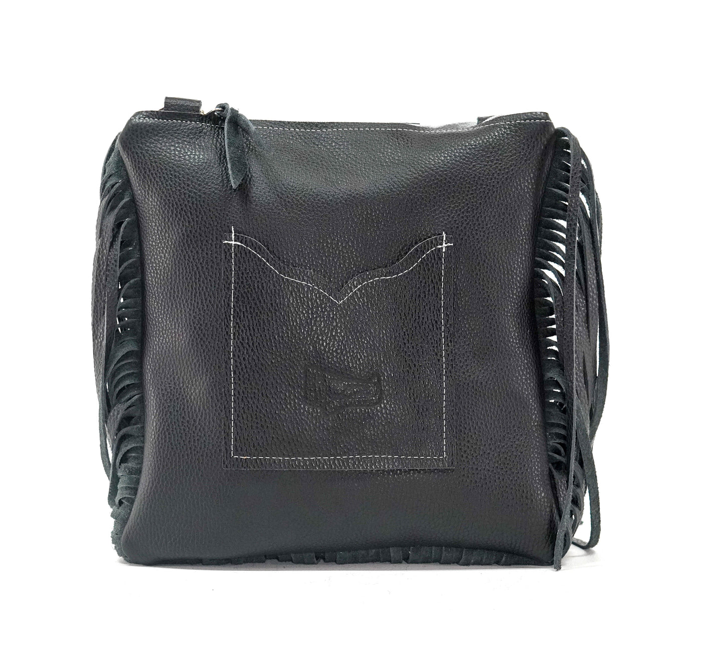 Shania - Salt/Pepper w/ Smoke Show Croc-Shania-Western-Cowhide-Bags-Handmade-Products-Gifts-Dancing Cactus Designs