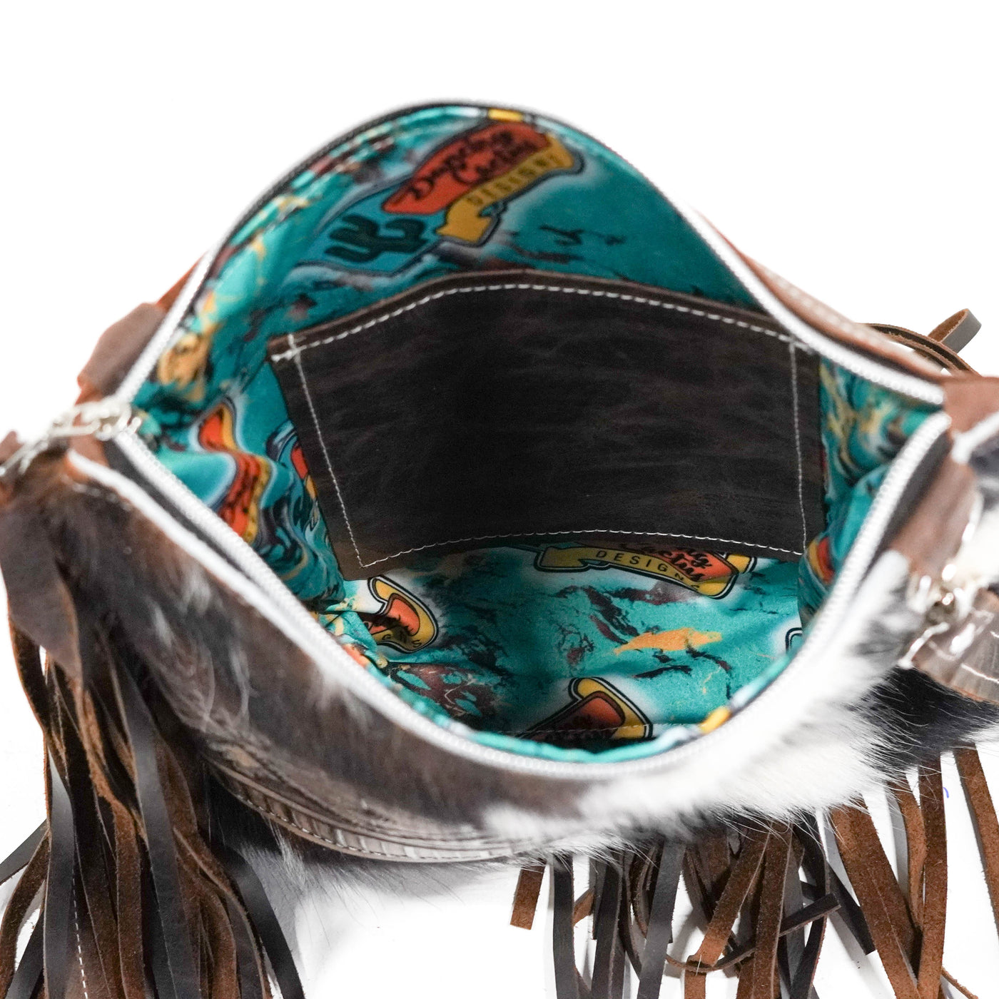 Shania - Tricolor w/ Cowboy Navajo-Shania-Western-Cowhide-Bags-Handmade-Products-Gifts-Dancing Cactus Designs