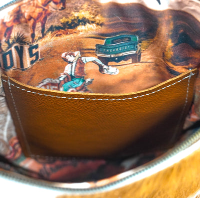 Shania - Tricolor w/ No Embossed-Shania-Western-Cowhide-Bags-Handmade-Products-Gifts-Dancing Cactus Designs