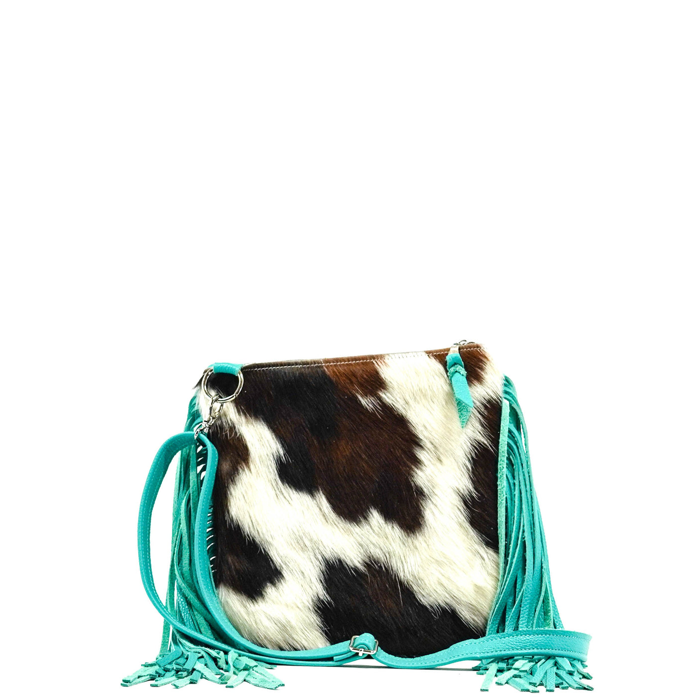Shania - Tricolor w/ No Embossed-Shania-Western-Cowhide-Bags-Handmade-Products-Gifts-Dancing Cactus Designs