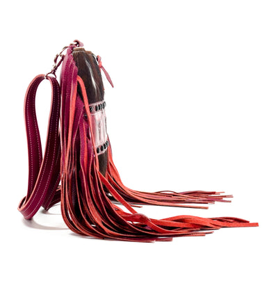 Shania - Tricolor w/ Red Skulls-Shania-Western-Cowhide-Bags-Handmade-Products-Gifts-Dancing Cactus Designs