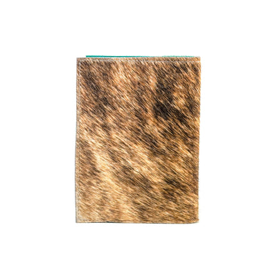 Small Notepad Cover - Brindle w/ Cocoa Navajo-Small Notepad Cover-Western-Cowhide-Bags-Handmade-Products-Gifts-Dancing Cactus Designs