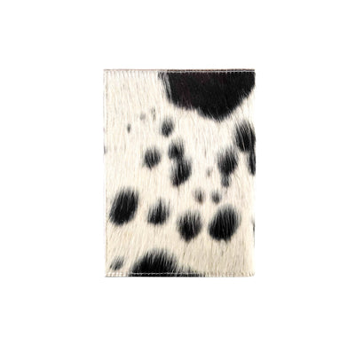 Small Notepad Cover - Tricolor w/ Ghost Skulls-Small Notepad Cover-Western-Cowhide-Bags-Handmade-Products-Gifts-Dancing Cactus Designs