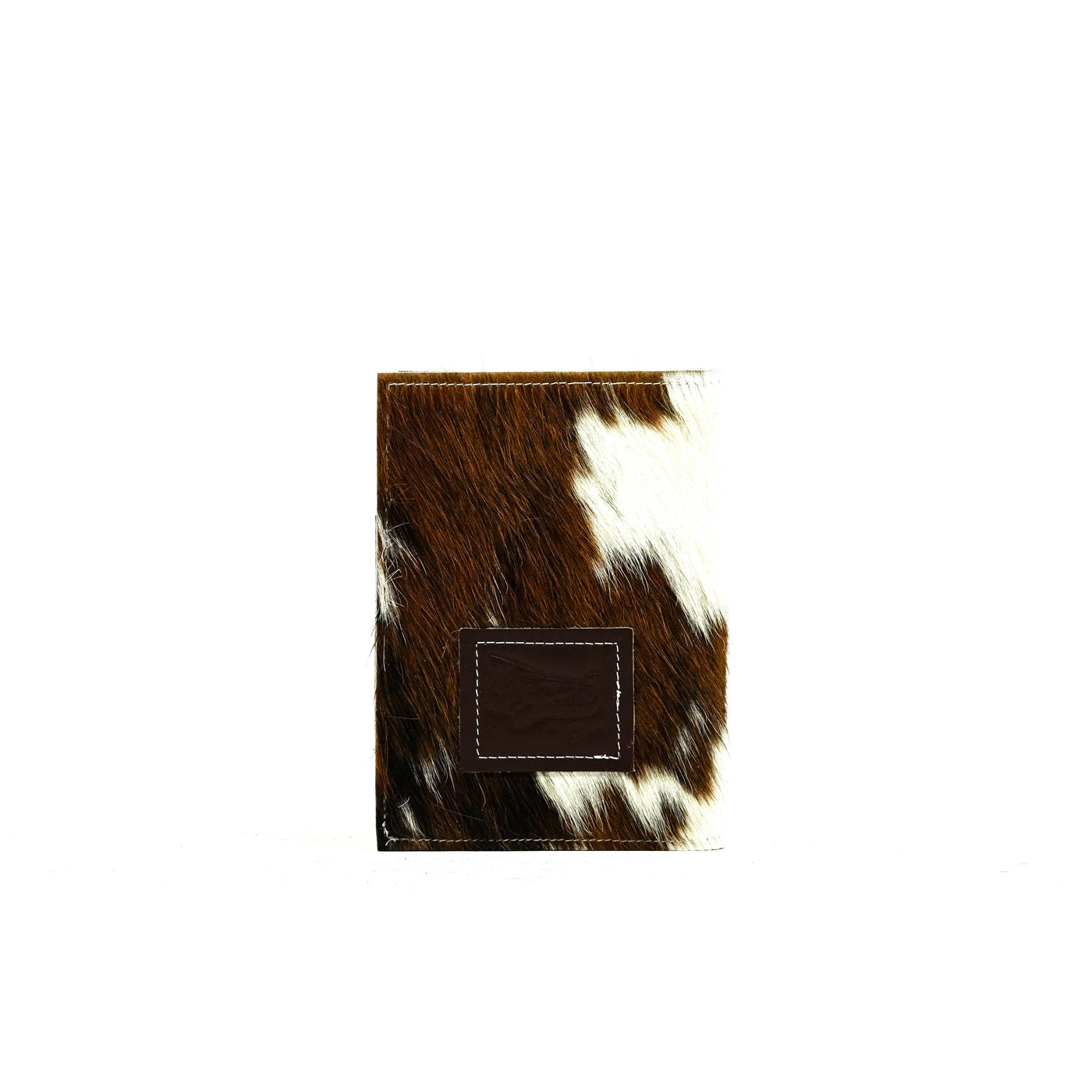 Small Notepad Cover - Tricolor w/ No Embossed-Small Notepad Cover-Western-Cowhide-Bags-Handmade-Products-Gifts-Dancing Cactus Designs