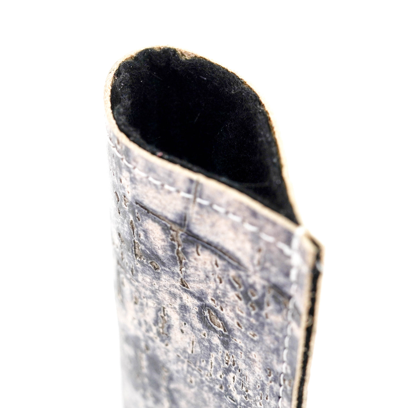 Sunglass Case - All Embossed w/ Denim Driftwood-Sunglass Case-Western-Cowhide-Bags-Handmade-Products-Gifts-Dancing Cactus Designs