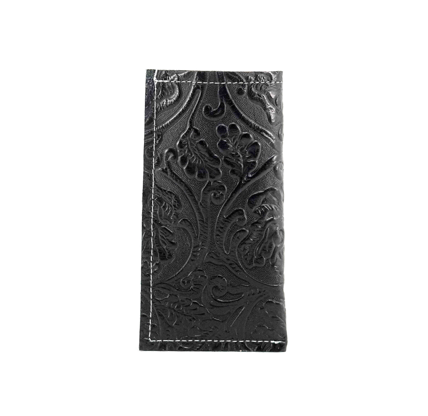 Sunglass Case - All Embossed w/ Onyx Tool-Sunglass Case-Western-Cowhide-Bags-Handmade-Products-Gifts-Dancing Cactus Designs