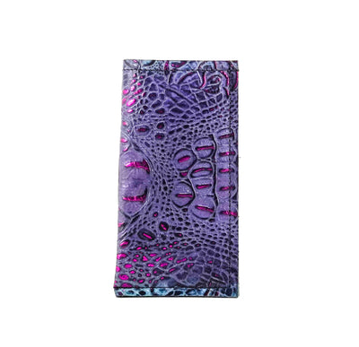 Sunglass Case - All Embossed w/ Rio Croc-Sunglass Case-Western-Cowhide-Bags-Handmade-Products-Gifts-Dancing Cactus Designs