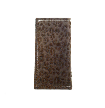Sunglass Case - All Embossed w/ Rust Leopard-Sunglass Case-Western-Cowhide-Bags-Handmade-Products-Gifts-Dancing Cactus Designs