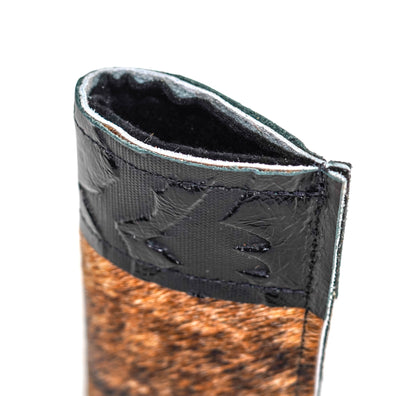 Sunglass Case - Brindle w/ Black Laredo-Sunglass Case-Western-Cowhide-Bags-Handmade-Products-Gifts-Dancing Cactus Designs