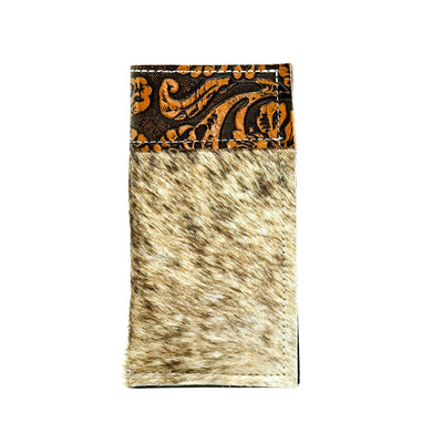 Sunglass Case - Brindle w/ Honey Tool-Sunglass Case-Western-Cowhide-Bags-Handmade-Products-Gifts-Dancing Cactus Designs