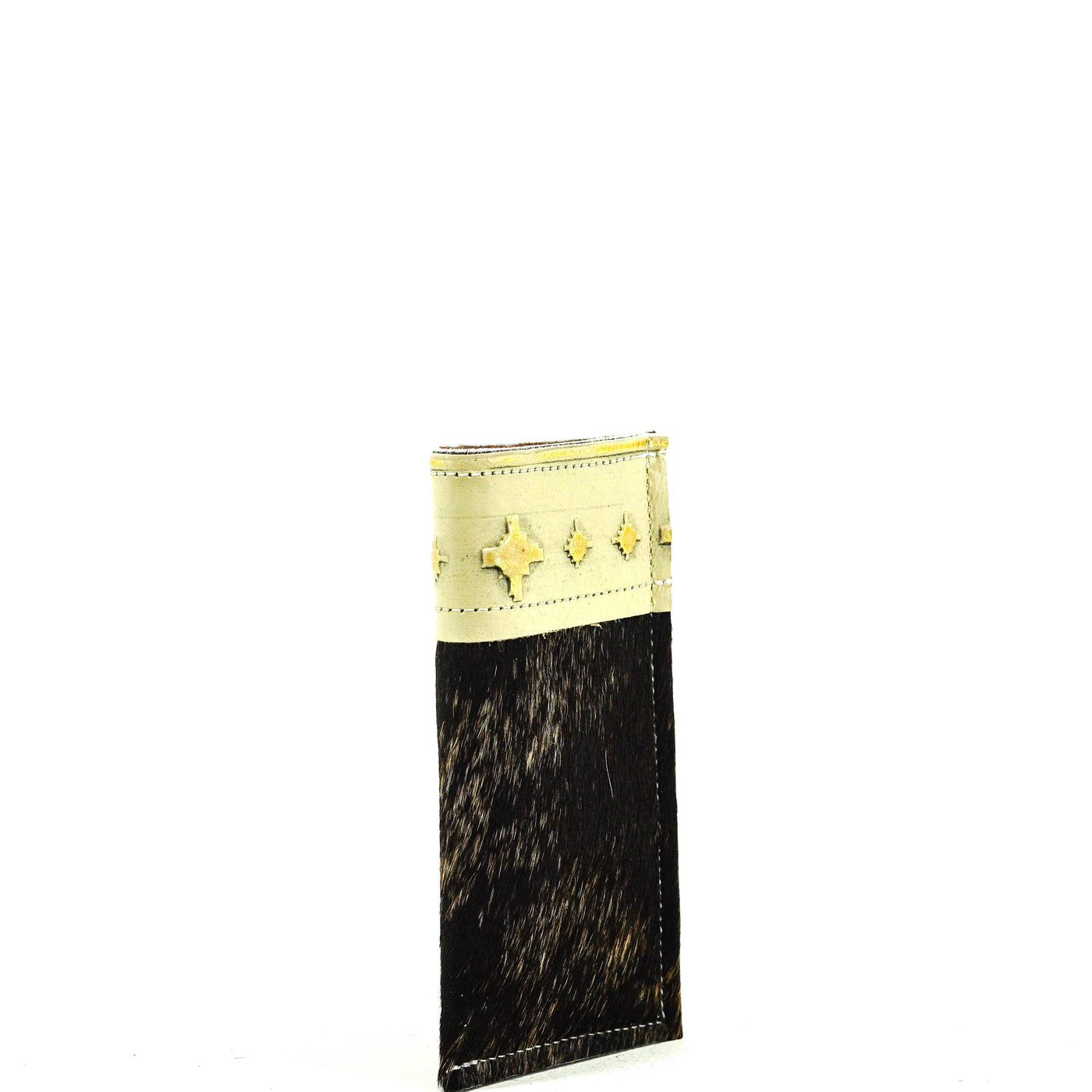 Sunglass Case - Dark Brindle w/ Golden Hills Navajo-Sunglass Case-Western-Cowhide-Bags-Handmade-Products-Gifts-Dancing Cactus Designs
