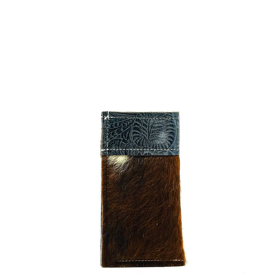 Sunglass Case - Roan w/ Blue Jean Tool-Sunglass Case-Western-Cowhide-Bags-Handmade-Products-Gifts-Dancing Cactus Designs