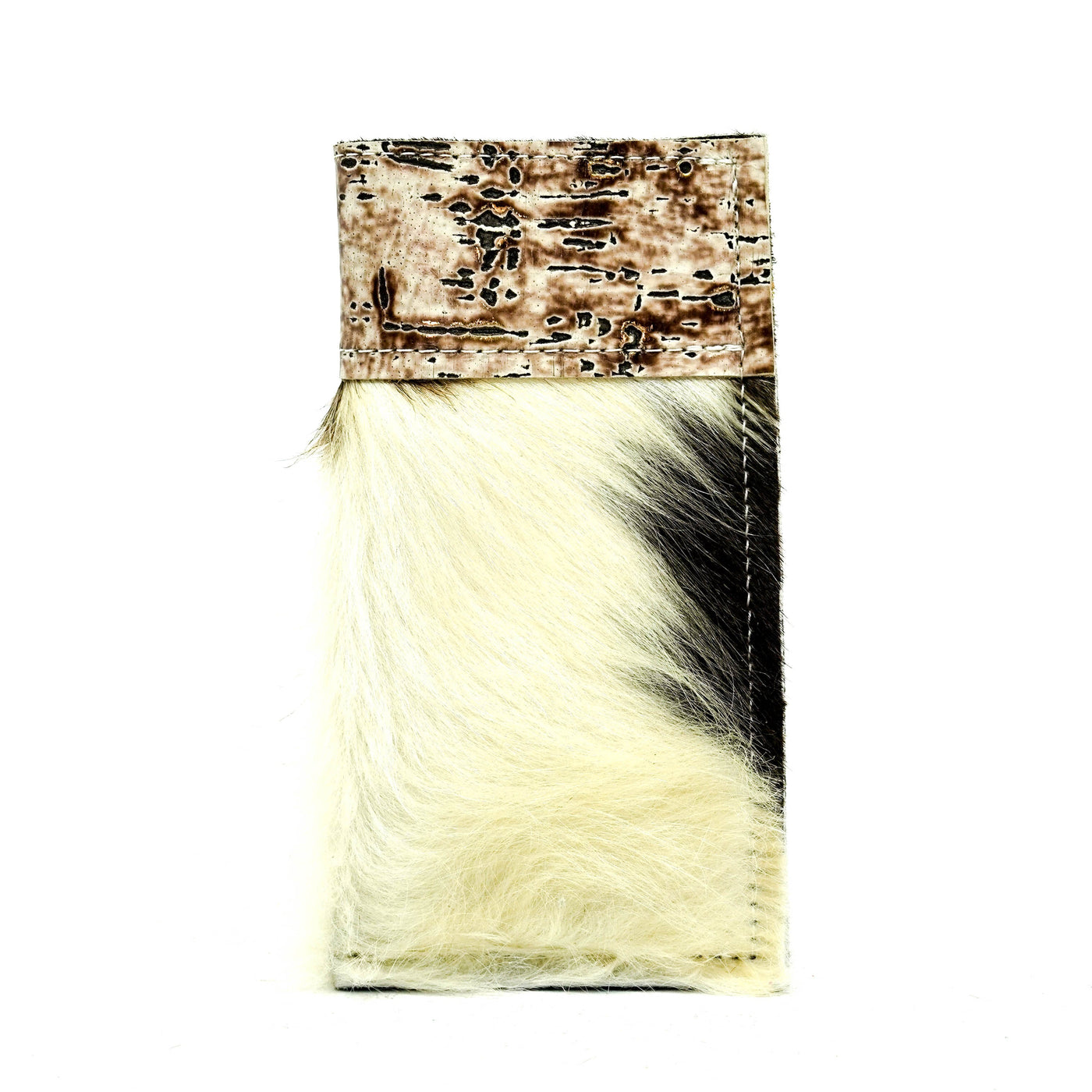 Sunglass Case - Tricolor w/ Bronzed Driftwood-Sunglass Case-Western-Cowhide-Bags-Handmade-Products-Gifts-Dancing Cactus Designs