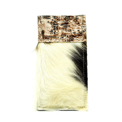 Sunglass Case - Tricolor w/ Bronzed Driftwood-Sunglass Case-Western-Cowhide-Bags-Handmade-Products-Gifts-Dancing Cactus Designs