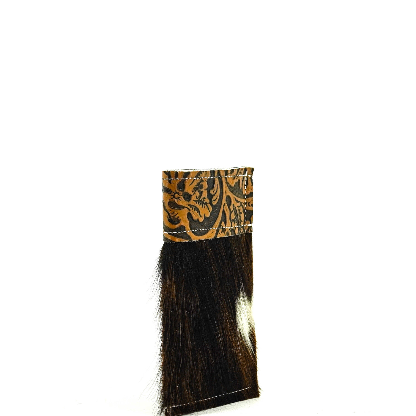 Sunglass Case - Tricolor w/ Honey Tool-Sunglass Case-Western-Cowhide-Bags-Handmade-Products-Gifts-Dancing Cactus Designs