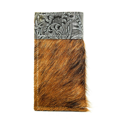 Sunglass Case - Tricolor w/ Lead Dallas Tool-Sunglass Case-Western-Cowhide-Bags-Handmade-Products-Gifts-Dancing Cactus Designs