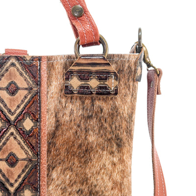 Swift - Brindle w/ Cowboy Navajo-Swift-Western-Cowhide-Bags-Handmade-Products-Gifts-Dancing Cactus Designs